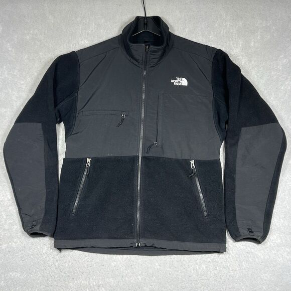 The North Face Denali Jacket Men's Medium Black Fleece Full Zip Vented Polartec - Picture 1 of 15